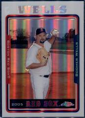 David Wells [Refractor] #347 Baseball Cards 2005 Topps Chrome Prices