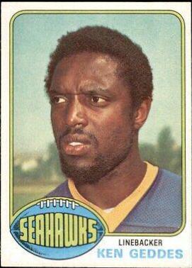 Ken Geddes #96 Football Cards 1976 Topps