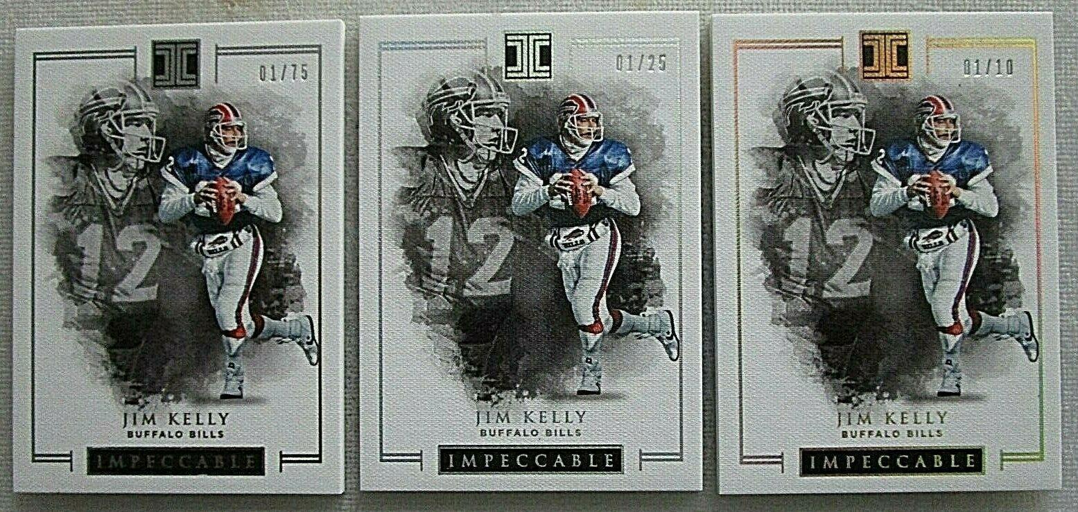 Jim Kelly #16 Football Cards 2016 Panini Impeccable