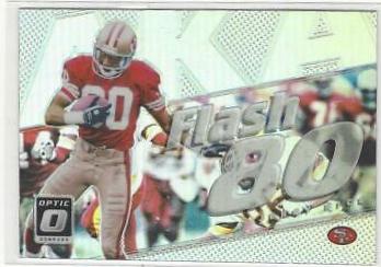 Jerry Rice #16 Football Cards 2017 Panini Donruss Optic Aka