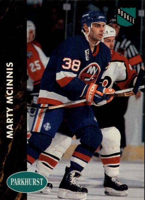 Marty Mcinnis #327 Hockey Cards 1991 Parkhurst