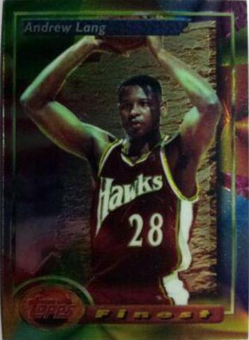 Andrew Lang #54 Basketball Cards 1993 Finest