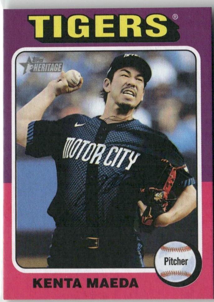 Kenta Maeda #544 Baseball Cards 2024 Topps Heritage Mini