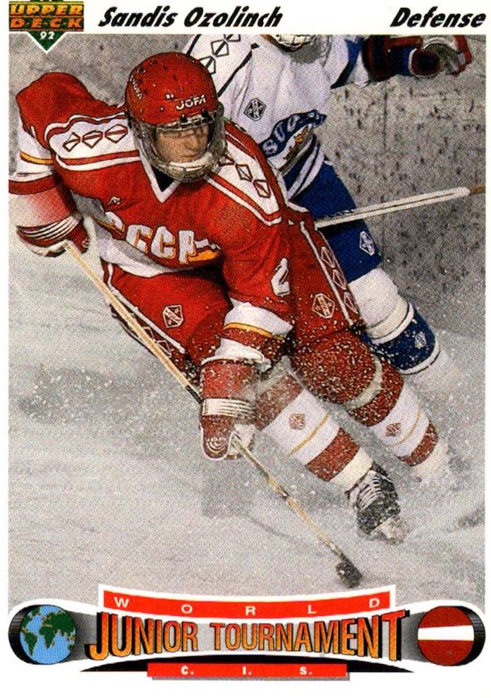 Sandis Ozolinch #661 1991-92 Upper Deck Hockey