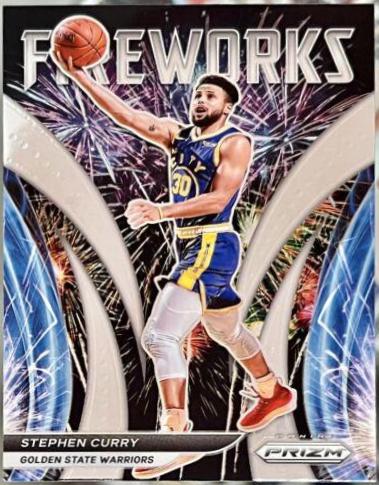 Stephen Curry #2 Basketball Cards 2021 Panini Prizm Fireworks