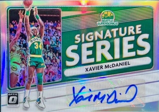 Xavier McDaniel #SS-XAM Basketball Cards 2020 Panini Donruss Optic Signature Series