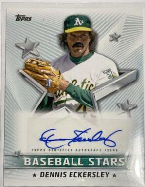 Dennis Eckersley #BSA-DE Baseball Cards 2022 Topps Baseball Stars Autographs