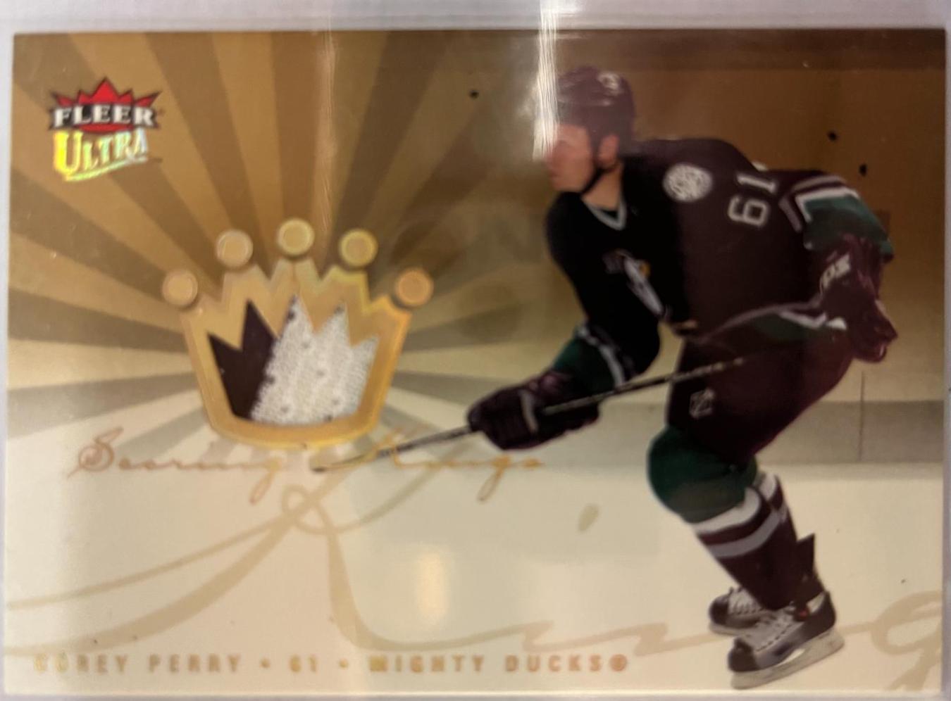 Corey Perry #SKJ-CP Hockey Cards 2005 Ultra Scoring Kings Jersey