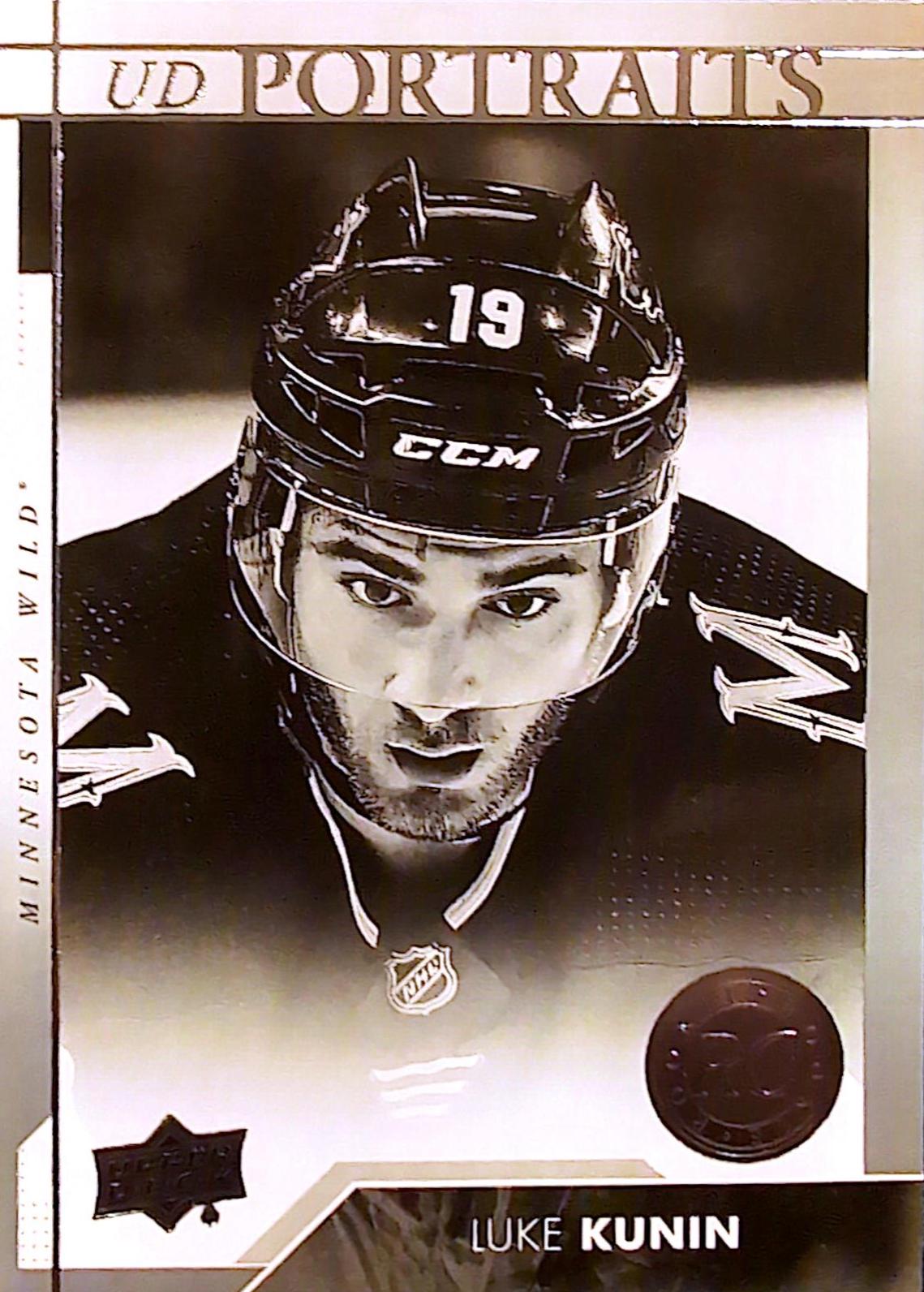 Luke Kunin #P-86 Hockey Cards 2017 Upper Deck UD Portraits