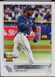 Wander Franco #100 Baseball Cards 2022 Topps UK Edition