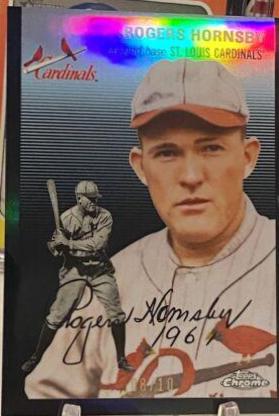 Rogers Hornsby [Black Refractor] #495