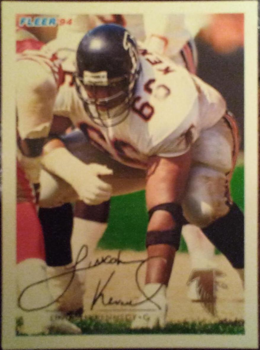 Lincoln Kennedy #27 Football Cards 1994 Fleer