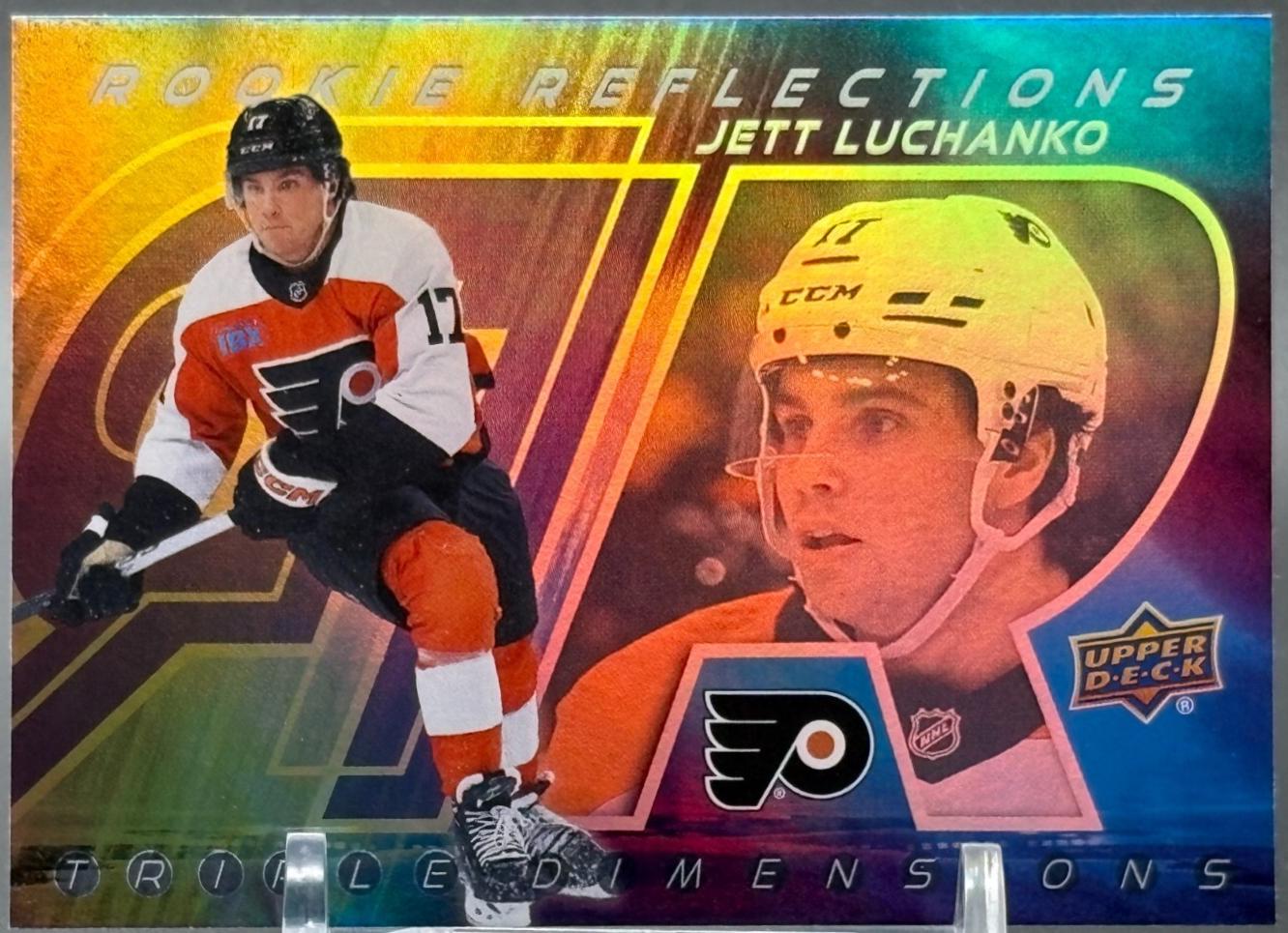 Jett Luchanko #RR-16 Hockey Cards 2024 Upper Deck Rookie Reflections