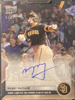 Manny Machado [Autograph] #355A