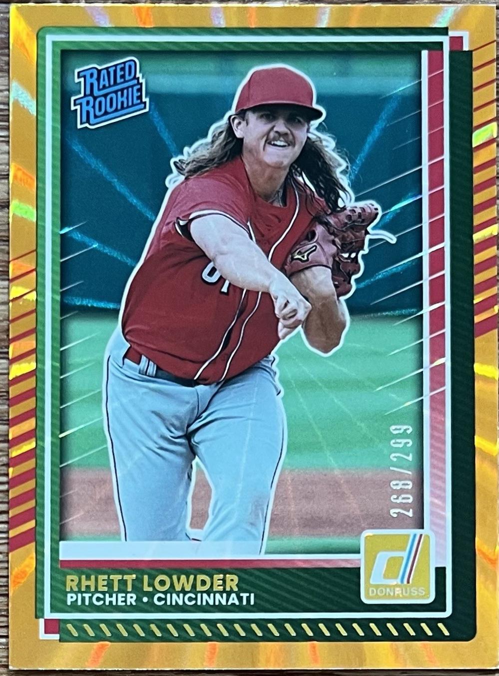 Rhett Lowder [Orange Laser] #74 Prices | 2025 Panini Donruss