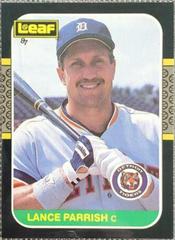 Lance Parrish #107 Baseball Cards 1987 Leaf Prices