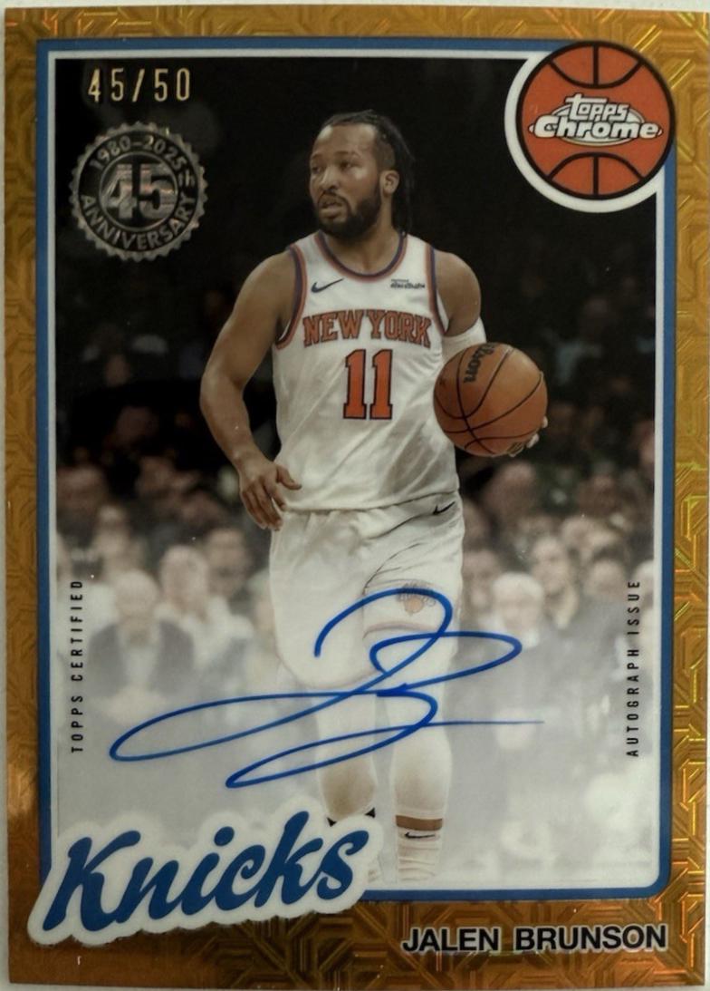 Jalen Brunson [Refractor Gold] #TCA-JB