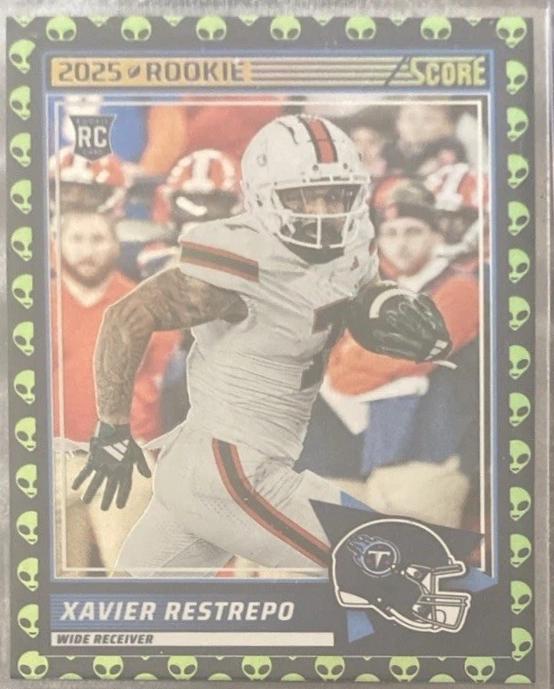 Xavier Restrepo #6 2025 Panini Score Rookie Football