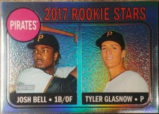 Pirates 2017 Rookie Stars: Josh Bell / Tyler Glasnow
