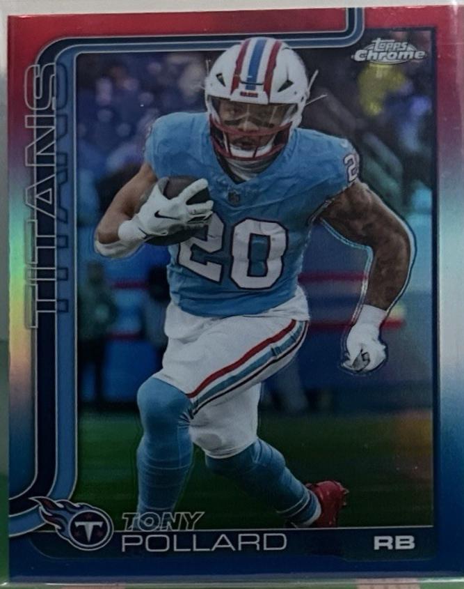 Tony Pollard [Red White Blue Refractor] #290