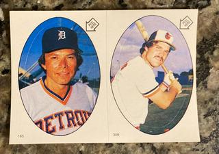Darrell Evans, Larry Sheets #165 / 308