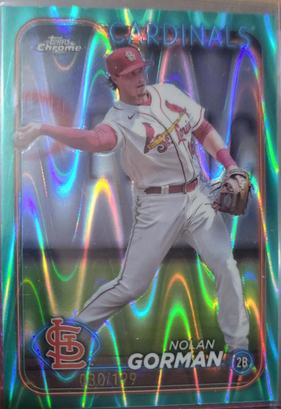 Nolan Gorman [Aqua Refractor] #97