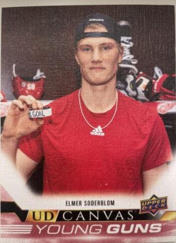 Elmer Soderblom #C235 Hockey Cards 2022 Upper Deck UD Canvas