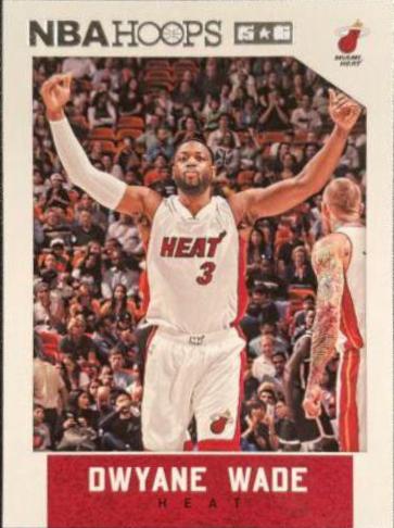 Dwyane Wade #209 2015 Panini Hoops Basketball