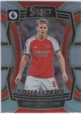 Martin Odegaard #2 Soccer Cards 2023 Panini Select Premier League Equalizers