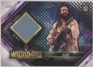 Elias #MR-WWE Wrestling Cards 2019 Topps WWE Road to Wrestlemania Mat Relics