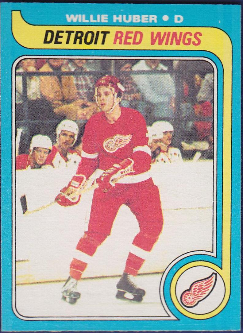 Willie Huber #17 Hockey Cards 1979 O-Pee-Chee