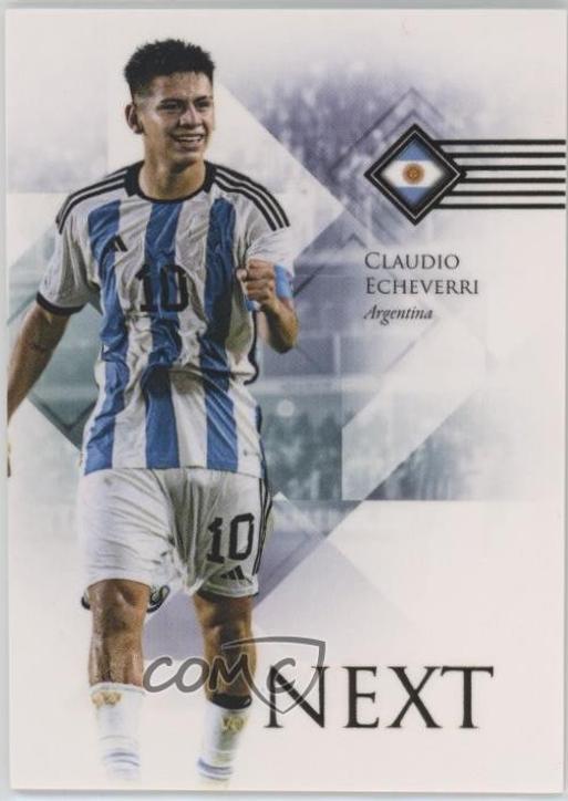 Claudio Echeverri #092 2024 Futera Unique World Football Soccer