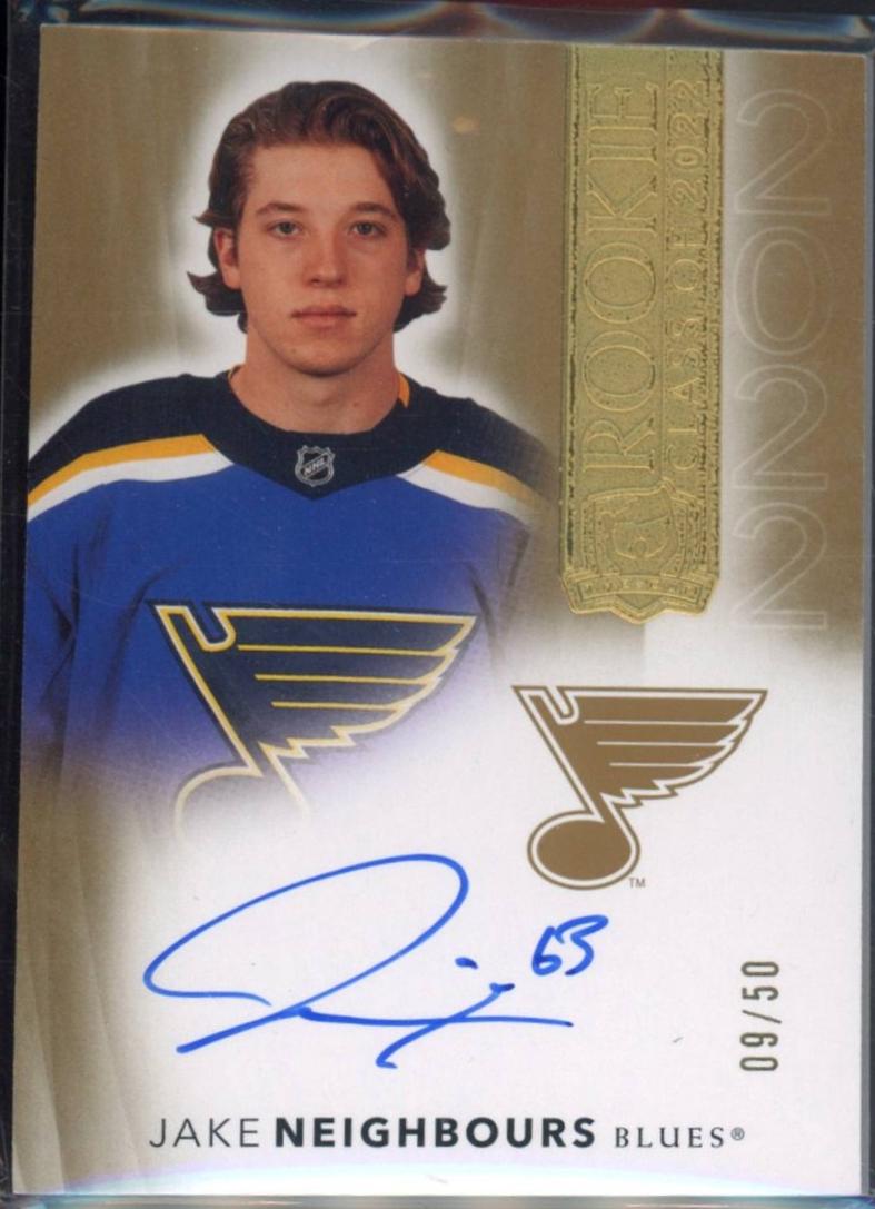 Jake Neighbours [Gold Autograph] #2022-JN