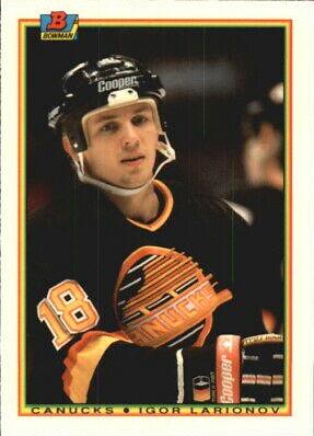Igor Larionov #63 1990 Bowman Tiffany Hockey