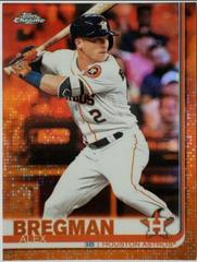 Alex Bregman [Orange Refractor] #19 Baseball Cards 2019 Topps Chrome Prices