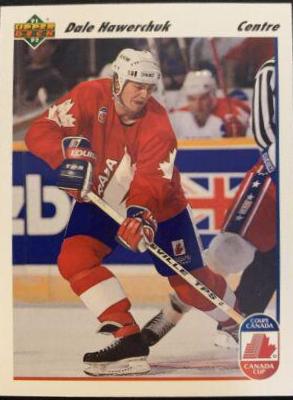 Dale Hawerchuk #12 Hockey Cards 1991 Upper Deck French