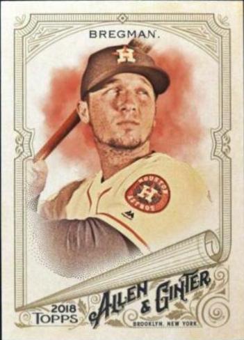 Alex Bregman #140 2018 Topps Allen & Ginter X Baseball