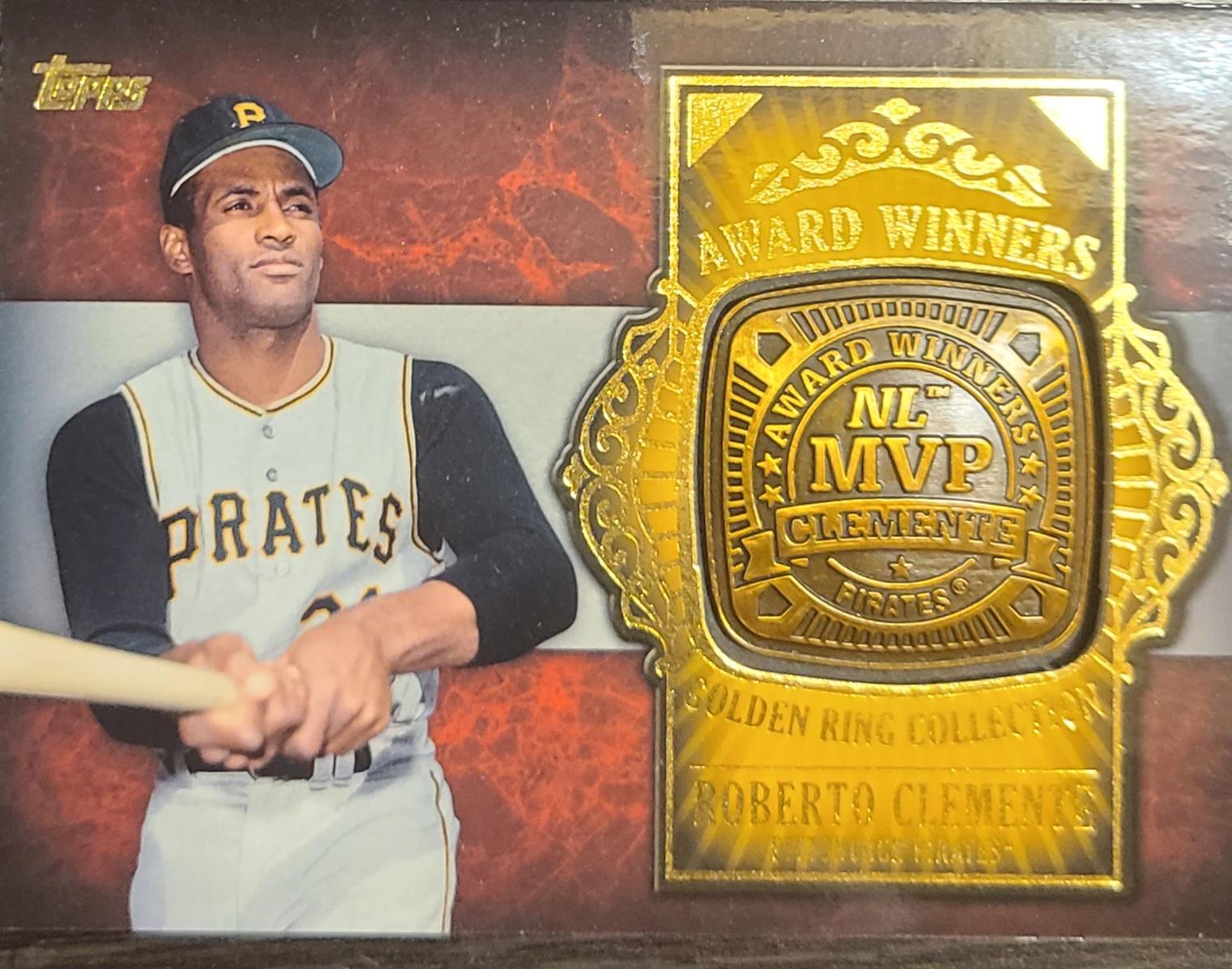 Roberto Clemente #GAR-RC Baseball Cards 2012 Topps Update Golden Ring Award Winners