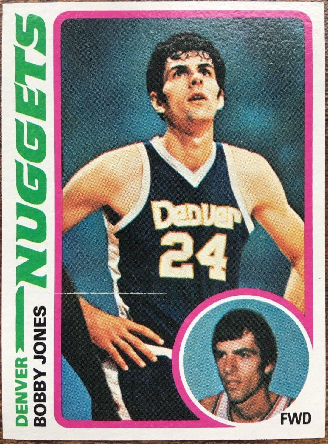 Bobby Jones #14 Basketball Cards 1978 Topps