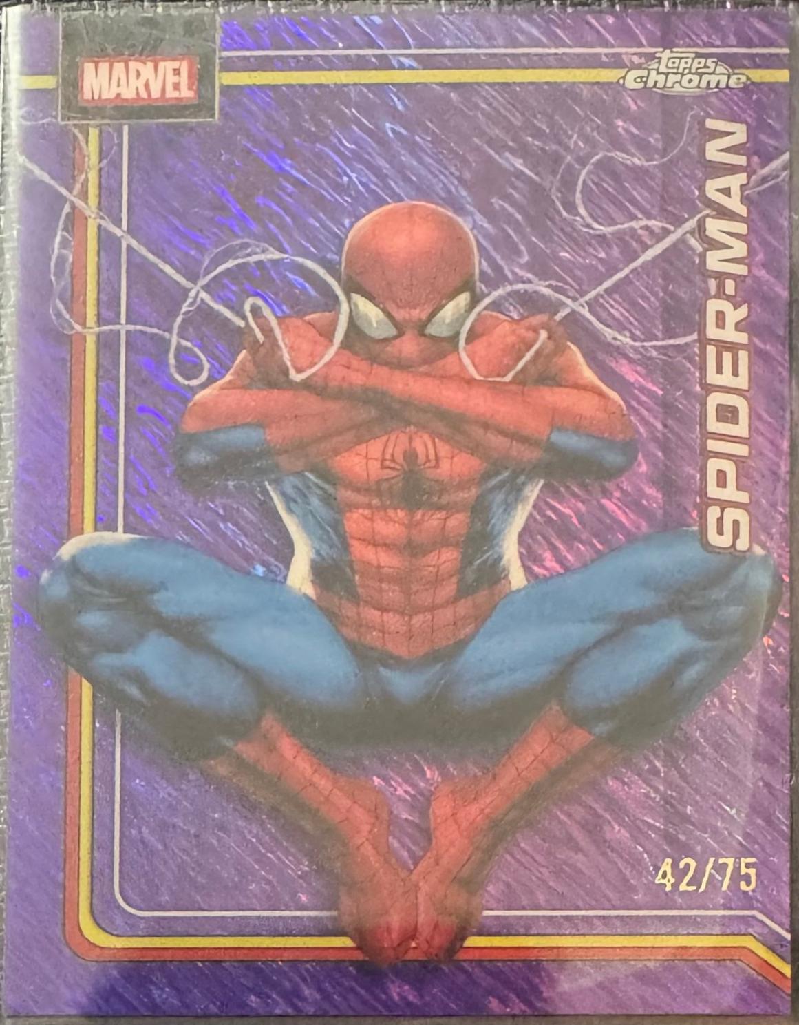 Spider-Man Purple Shimmer Refractor