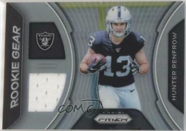 Hunter Renfrow #RG-HR Football Cards 2019 Panini Prizm Rookie Gear