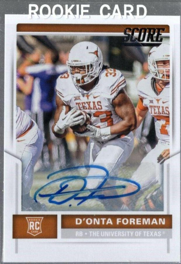 D'Onta Foreman #363 Football Cards 2017 Panini Score
