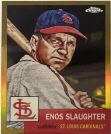 Enos Slaughter [Gold Wave Refractor] #149