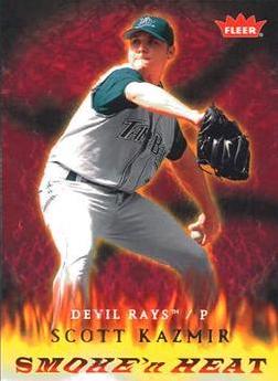 Scott Kazmir #SH-15 Baseball Cards 2006 Fleer Smoke N' Heat