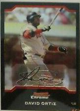 David Ortiz #17 Baseball Cards 2004 Bowman Chrome