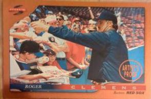 Roger Clemens #58 1996 Score Dugout Collection Baseball