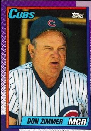 Don Zimmer #549 Baseball Cards 1990 Topps