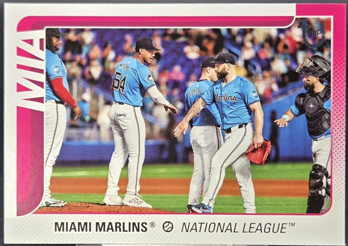 Miami Marlins [Vintage Stock Retro] #340 Prices | 2025 Topps | Baseball ...