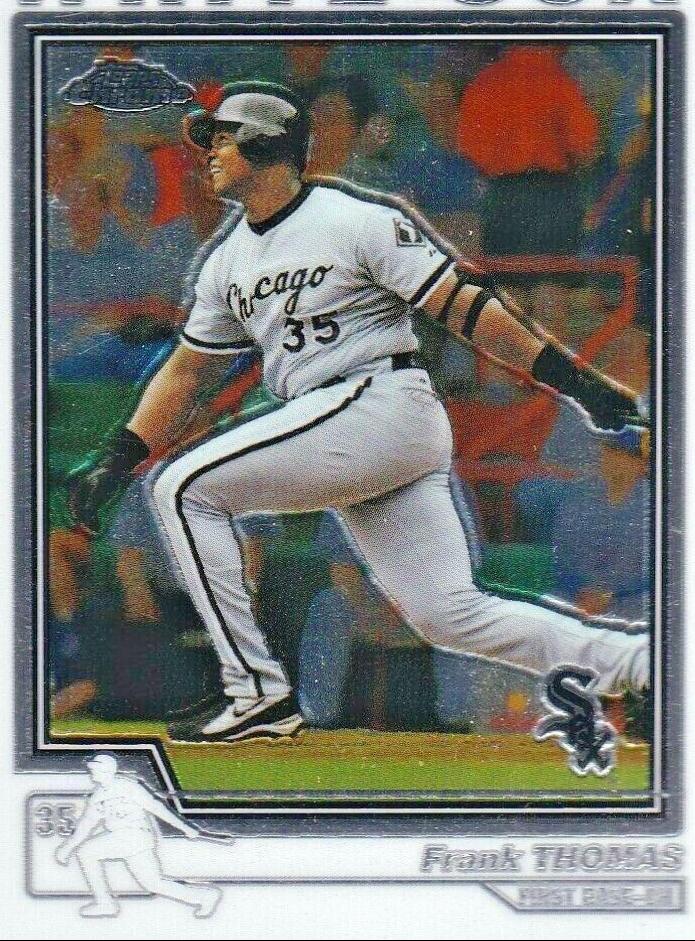 Frank Thomas #49 Baseball Cards 2004 Topps Chrome