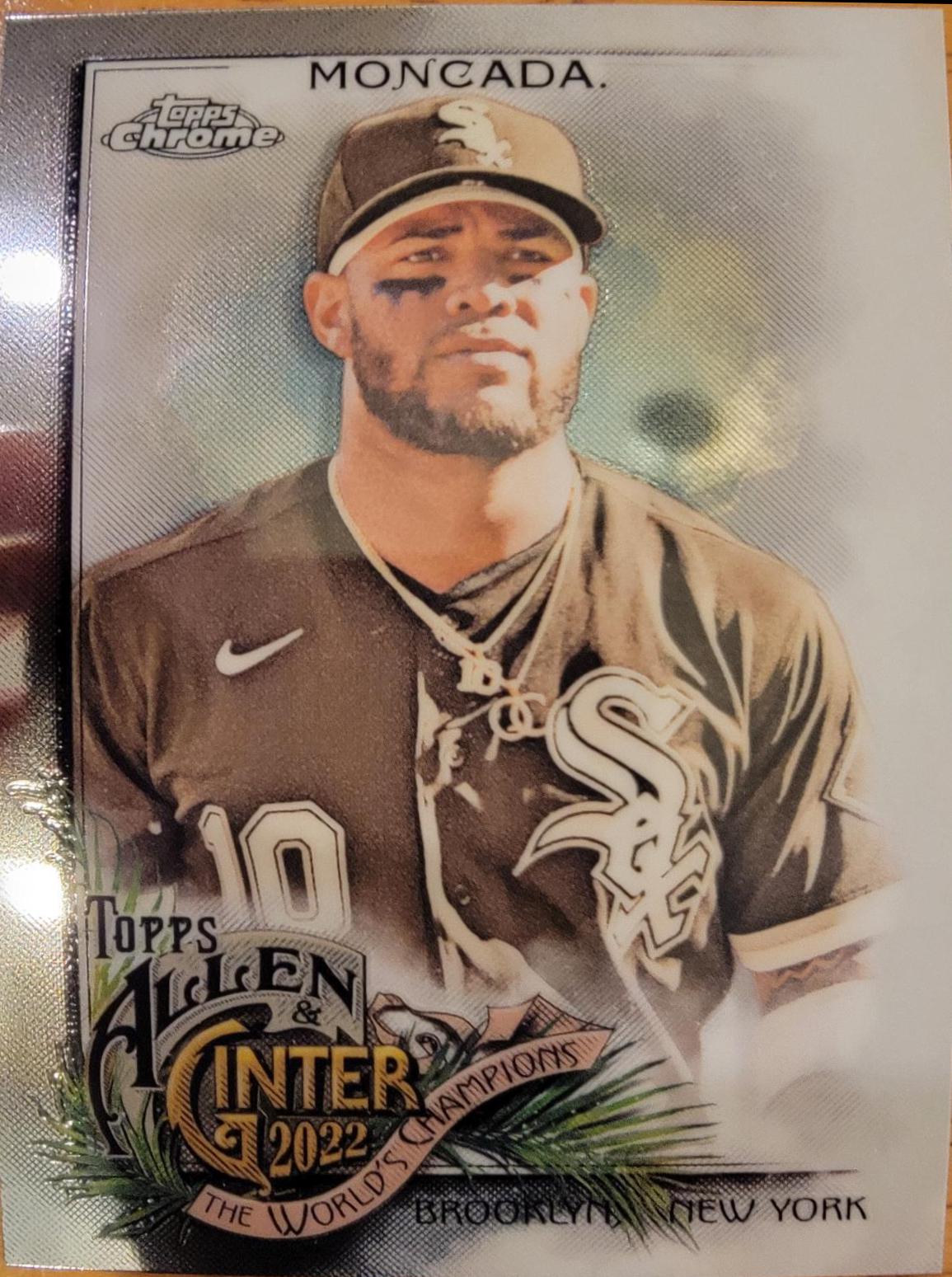 Yoan Moncada #37 2022 Topps Allen & Ginter Chrome Baseball